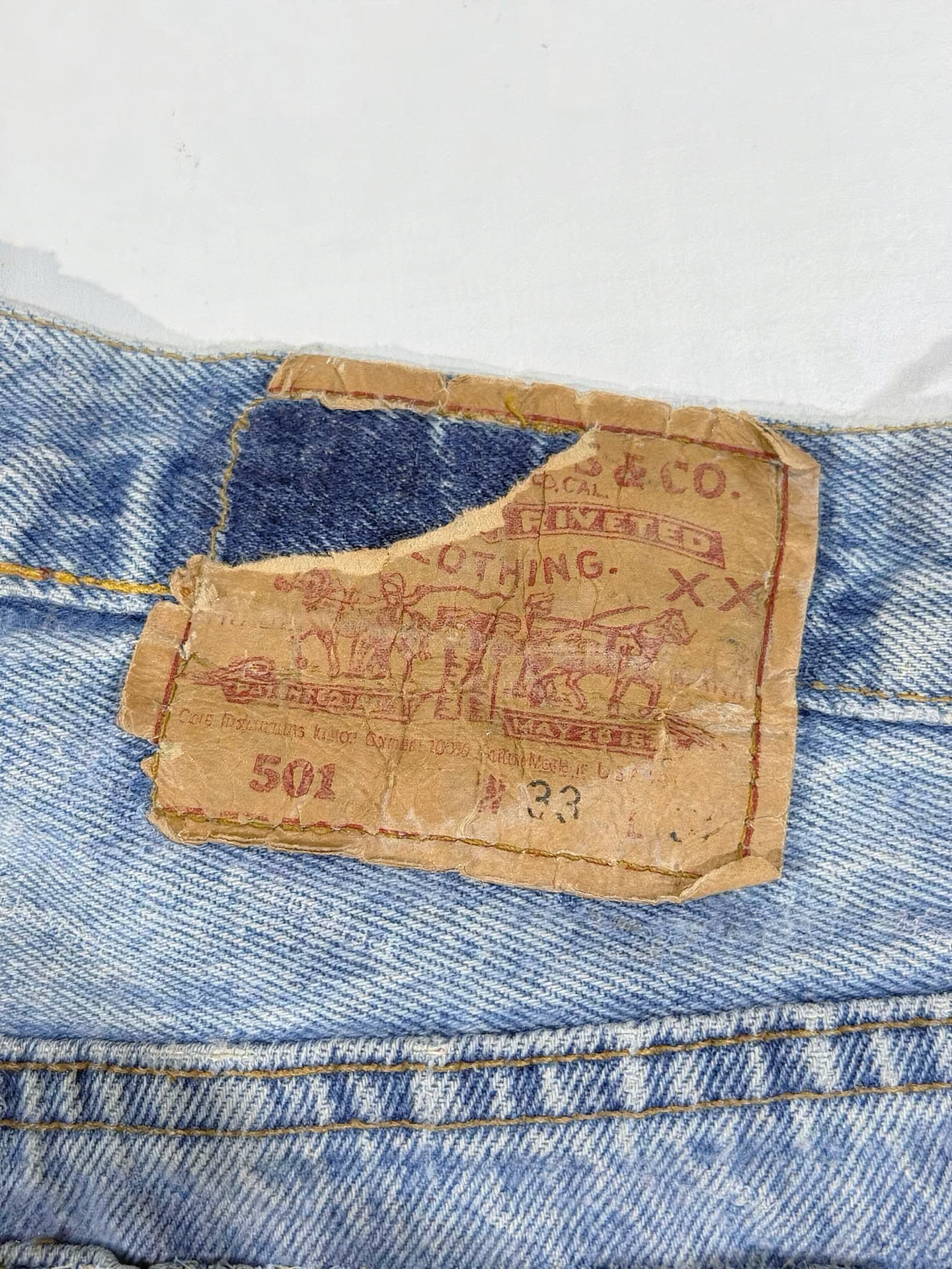 Chrome Hearts Custom Levi’s 501 Galaxy Patch Jeans – W33