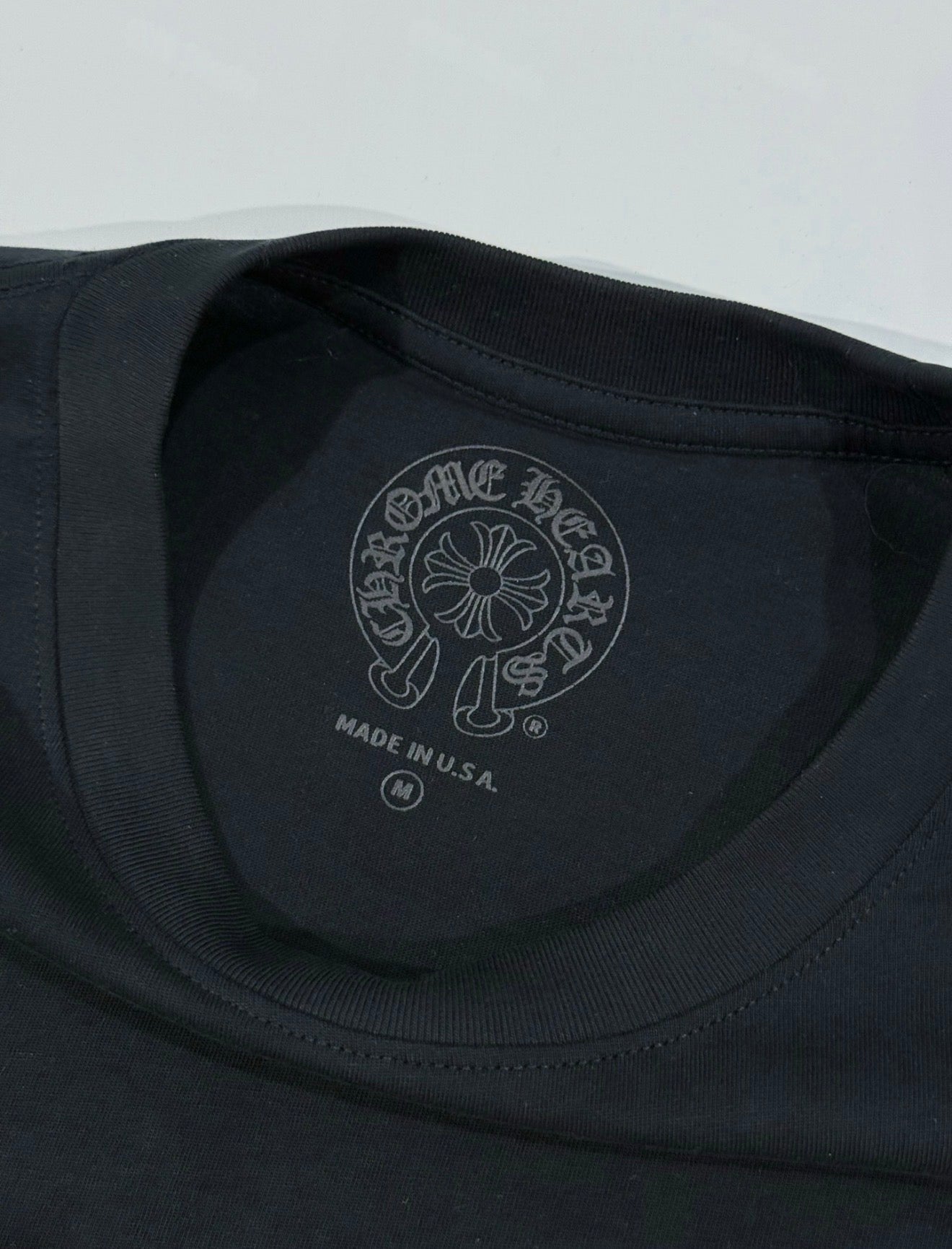 Chrome Hearts Las Vegas Horseshoe Long Sleeve Pocket Tee