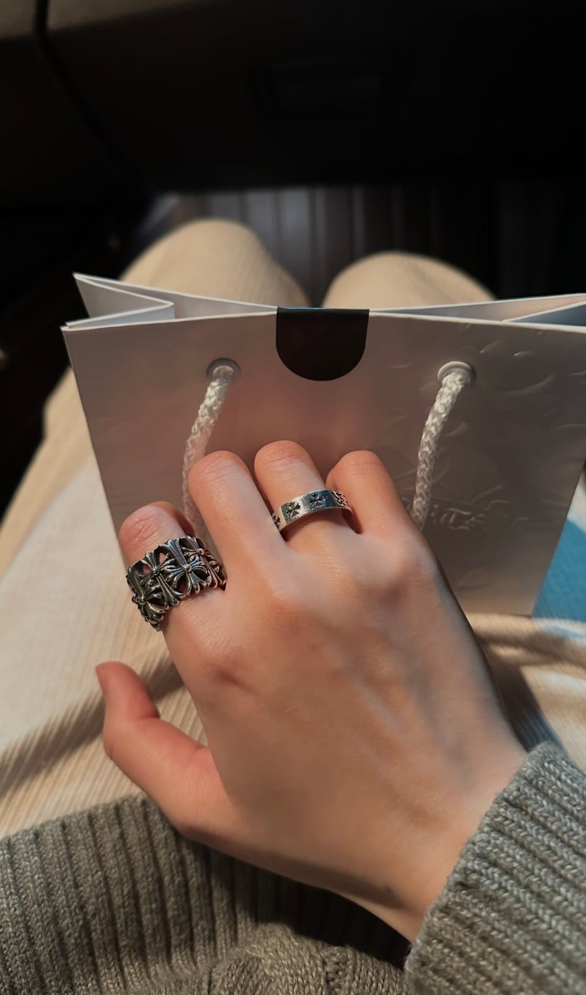 Chrome Hearts Cemetery Cross Ring – .925 Sterling Silver