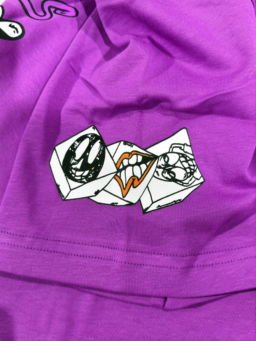 Chrome Hearts x Matty Boy “I Want More Not Less” Pocket T-Shirt – Purple