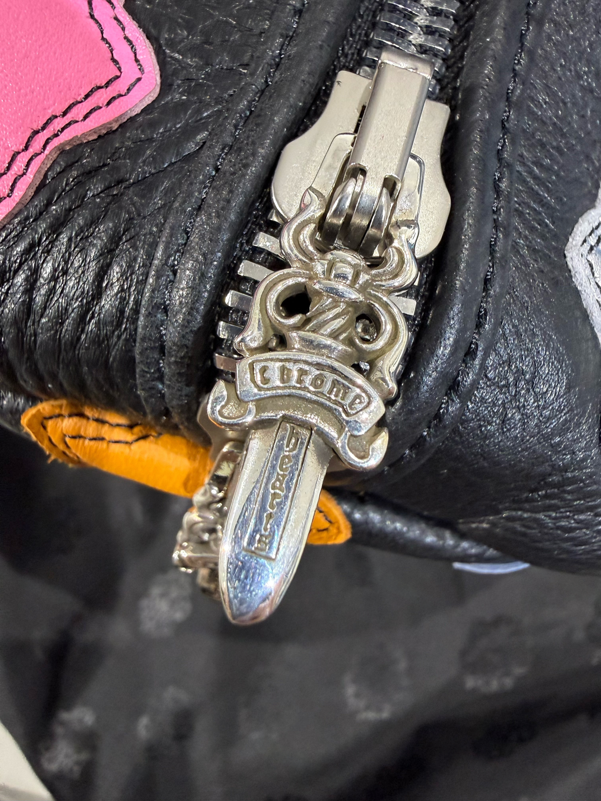 Chrome Hearts Multicolor Cross Patch Duffle Bag