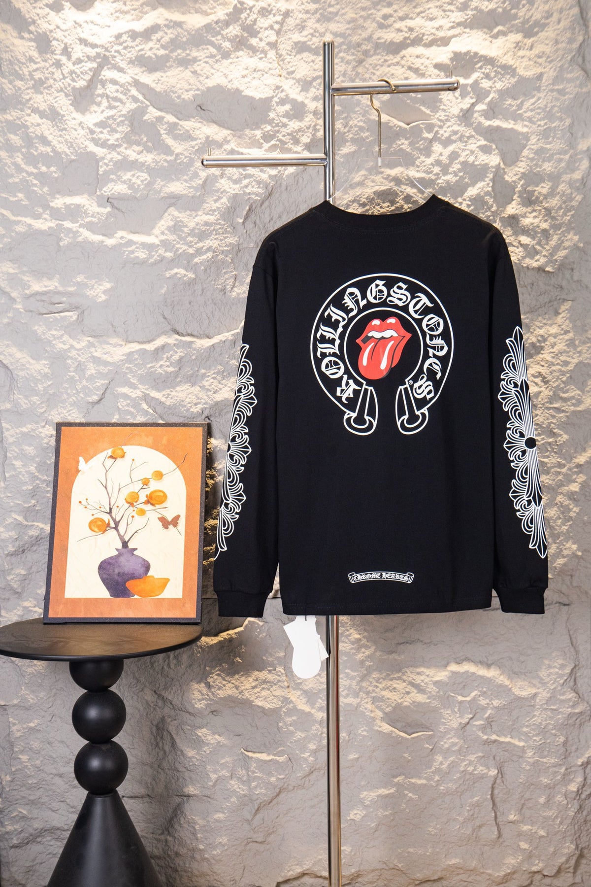 Chrome Hearts x Rolling Stones Horseshoe Long Sleeve T-Shirt