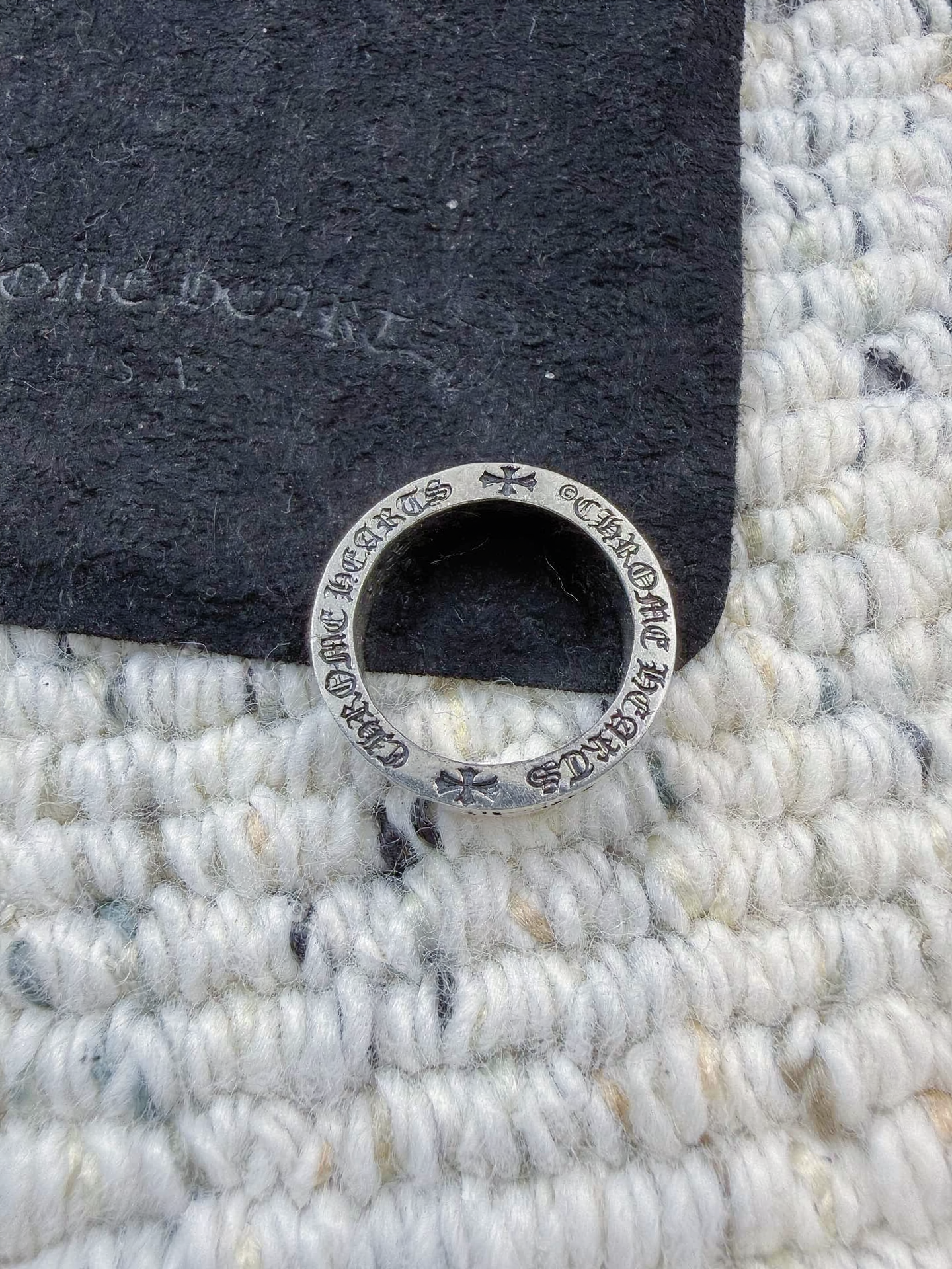 Chrome Hearts CH Forever 6mm sterling silver spacer ring