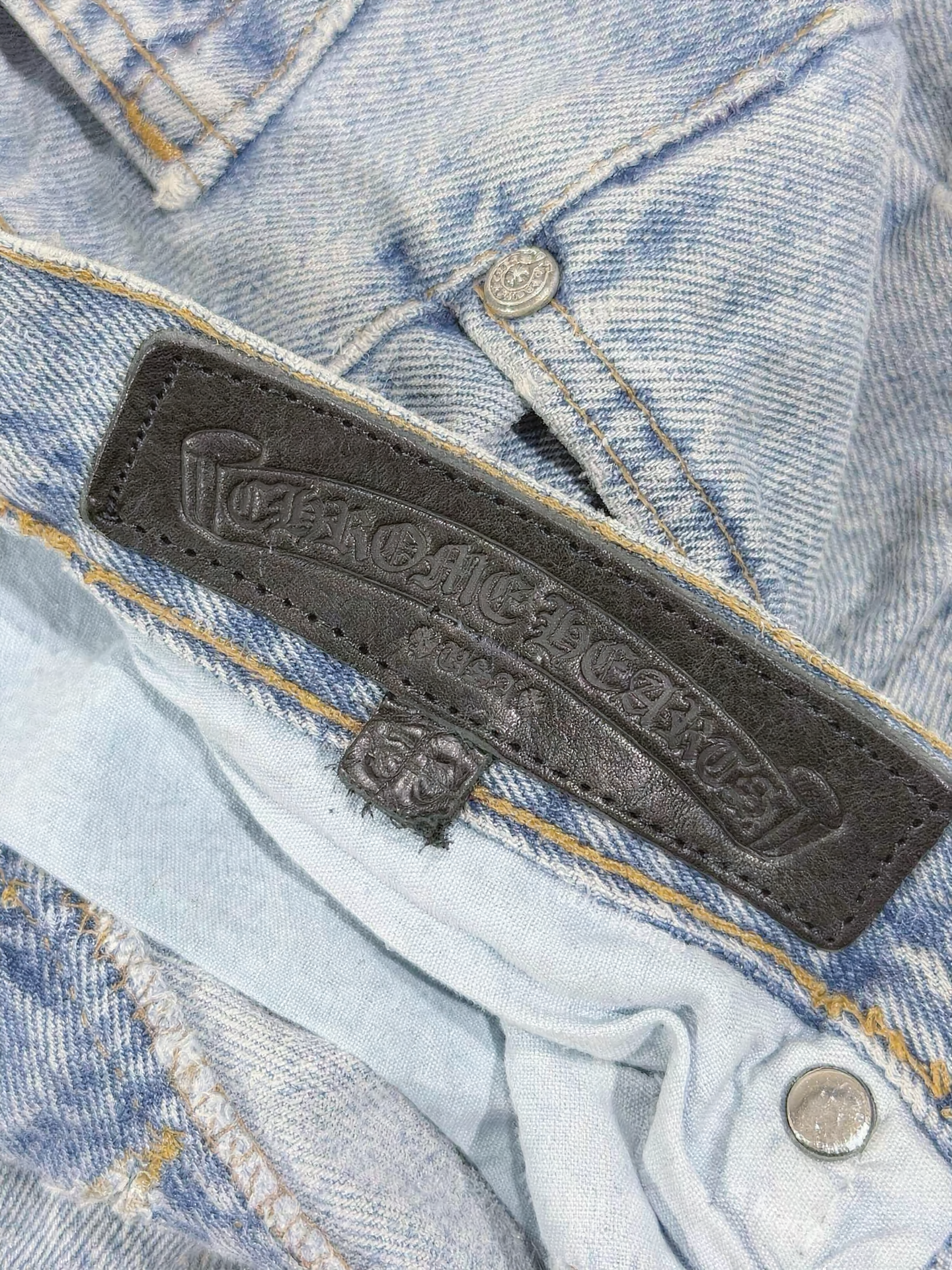 Chrome Hearts Custom Levi’s 501 Galaxy Patch Jeans – W33