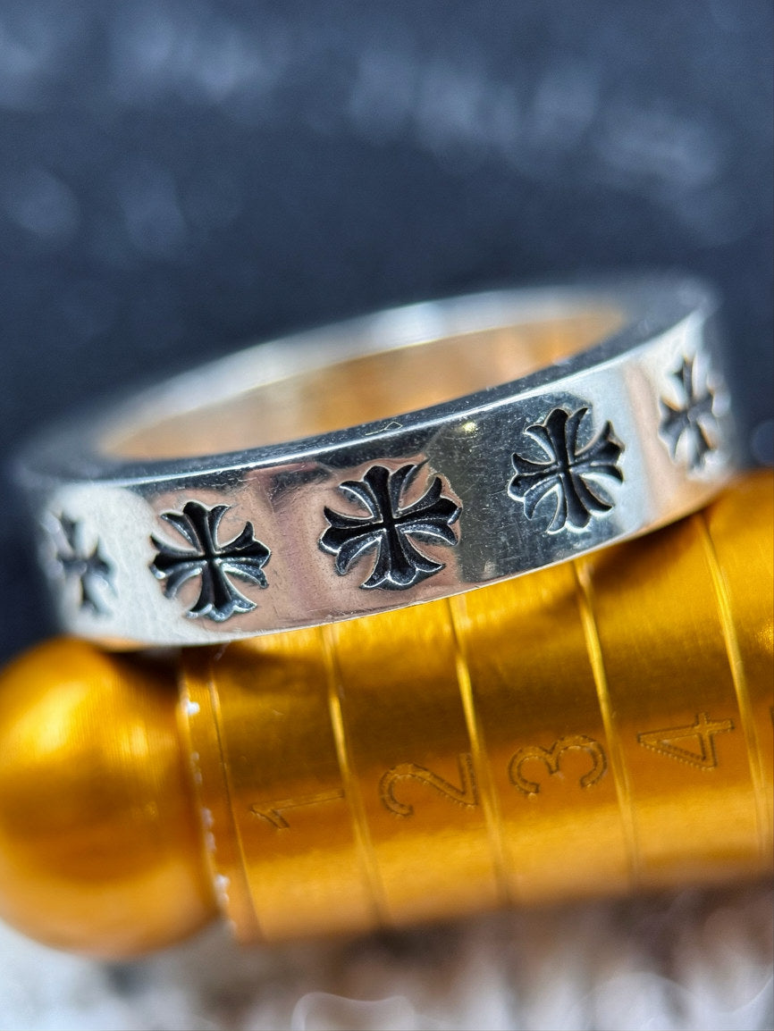 Chrome Hearts CH Forever 6mm sterling silver spacer ring