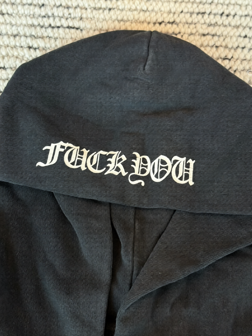 Chrome Hearts Soap & Water “Fuck You” Zip-Up Hoodie