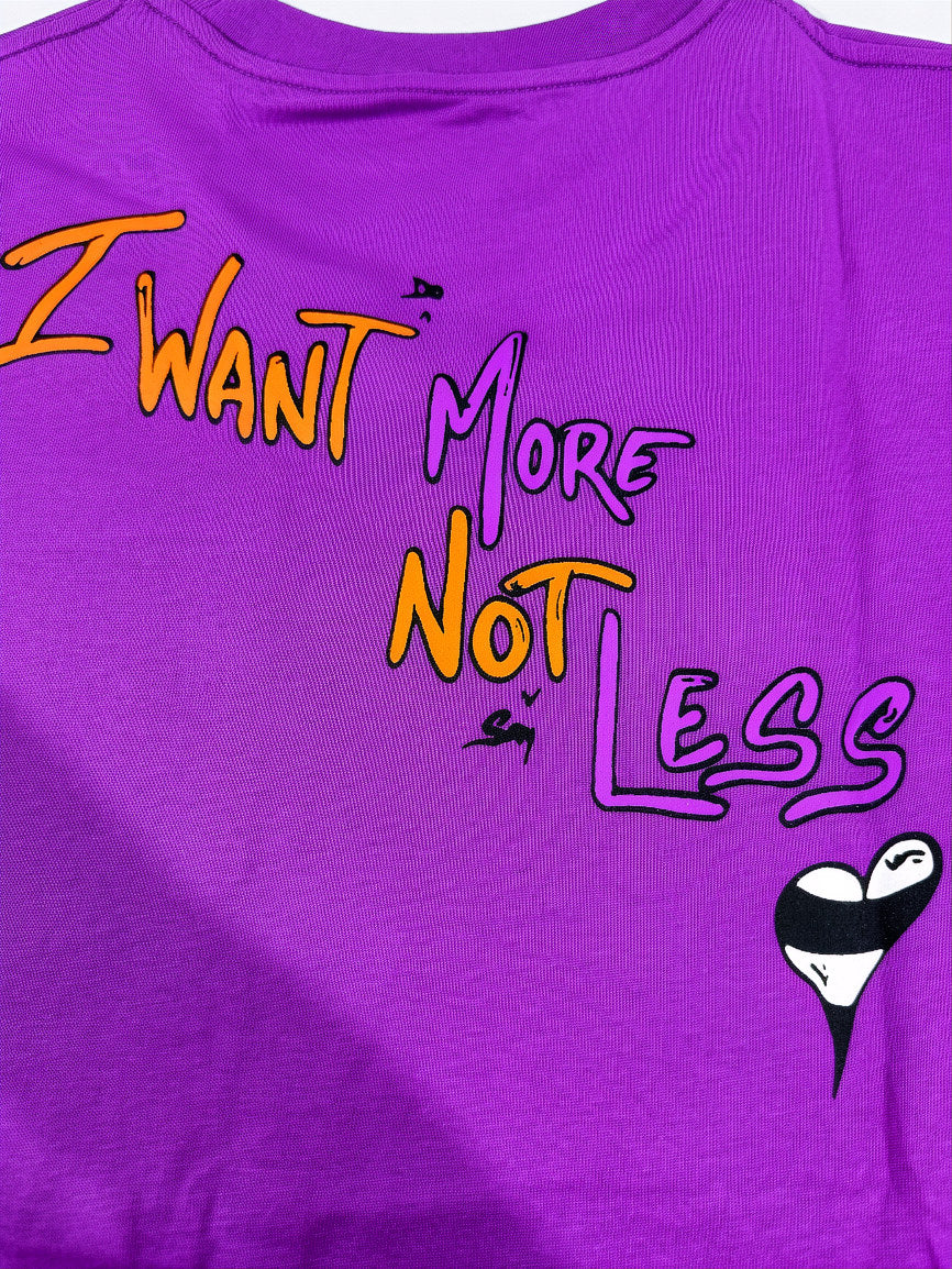 Chrome Hearts x Matty Boy “I Want More Not Less” Pocket T-Shirt – Purple
