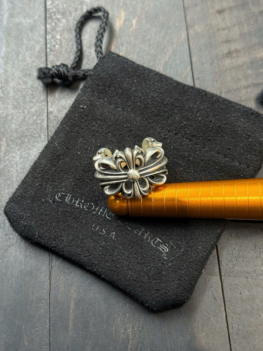 Chrome Hearts Double Floral Cross Ring