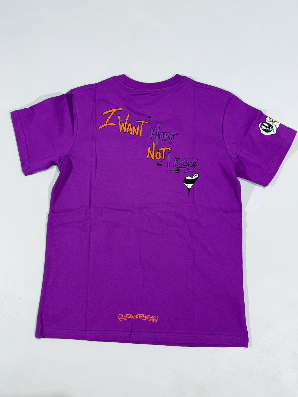 Chrome Hearts x Matty Boy “I Want More Not Less” Pocket T-Shirt – Purple