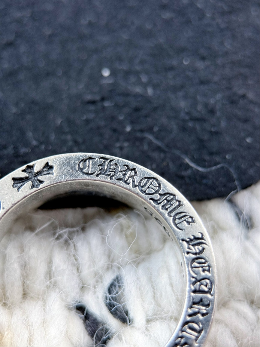 Chrome Hearts CH Forever 6mm sterling silver spacer ring