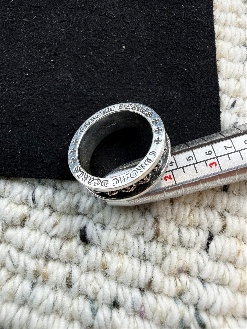 Chrome Hearts Mini CH Plus Spinner Ring