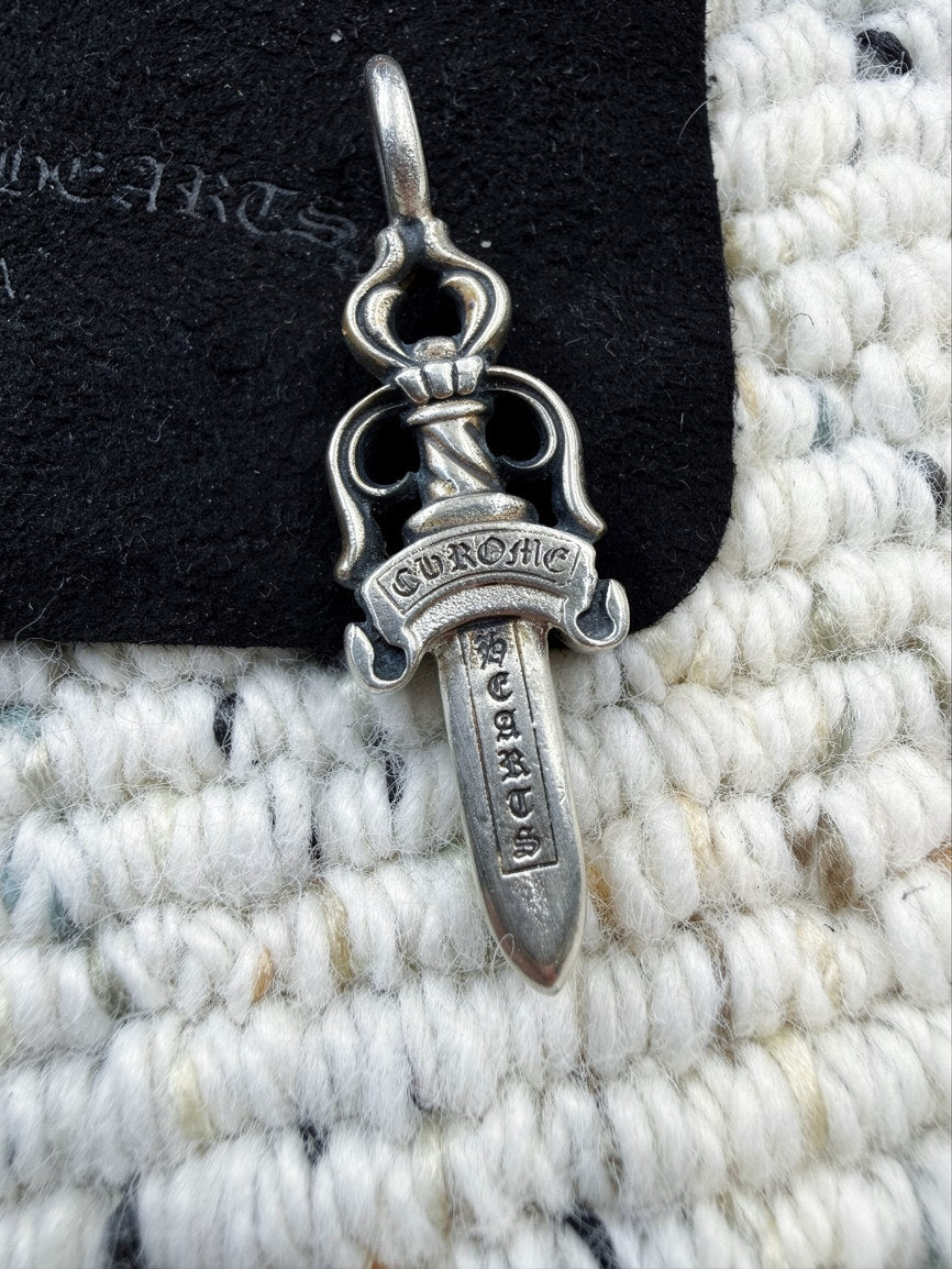 Chrome Hearts Double Dagger Pendant