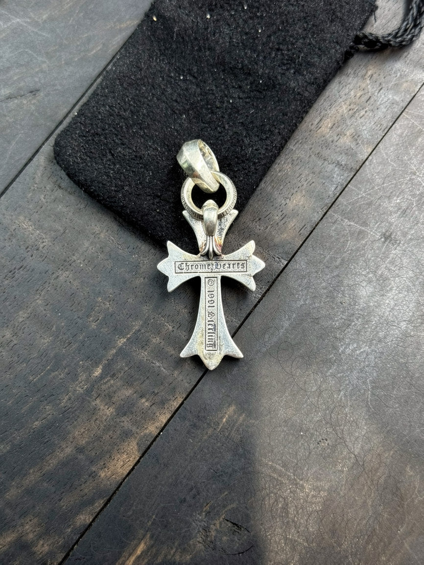 Chrome Hearts Small CH Cross Pendant with Bale