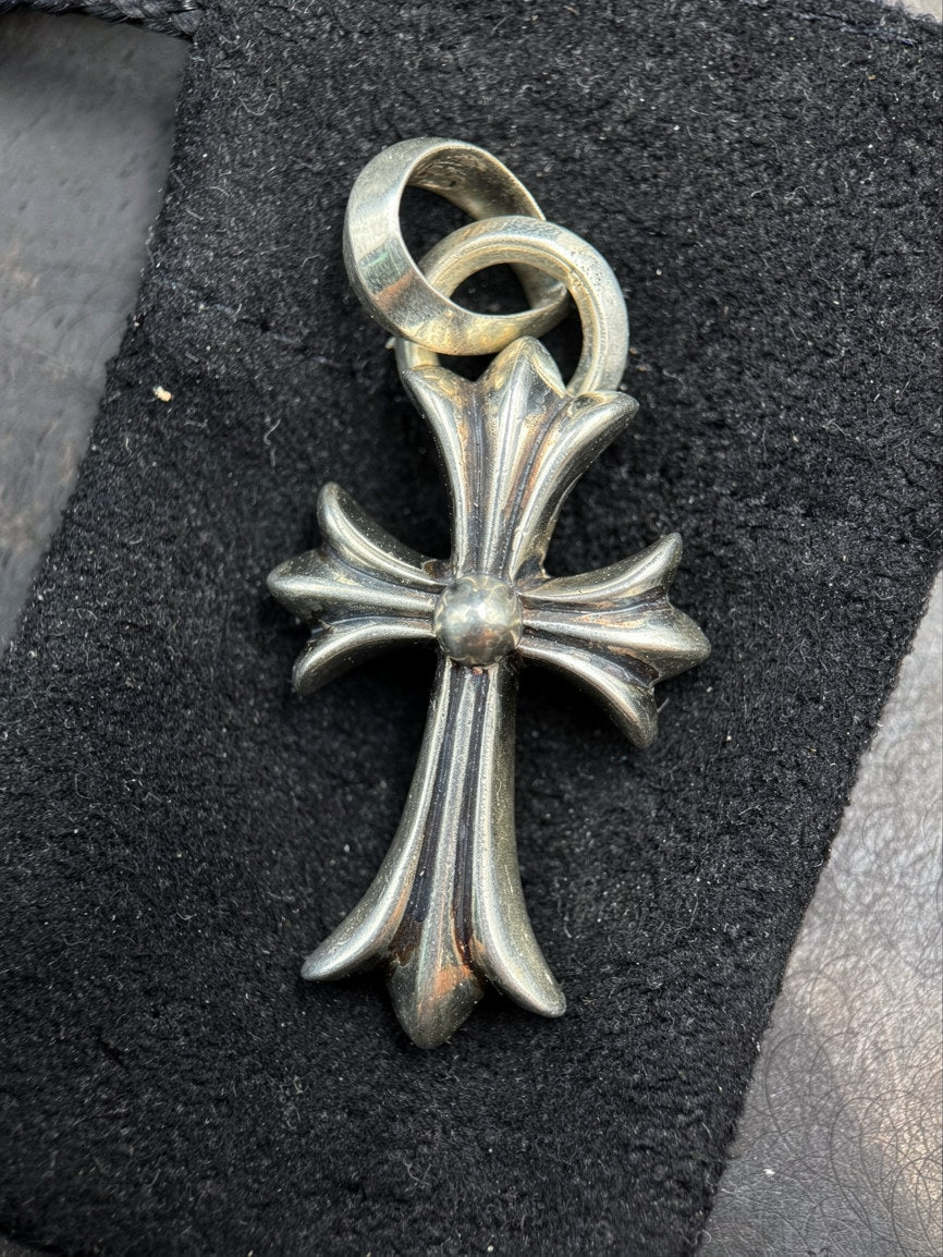 Chrome Hearts Small CH Cross Pendant with Bale