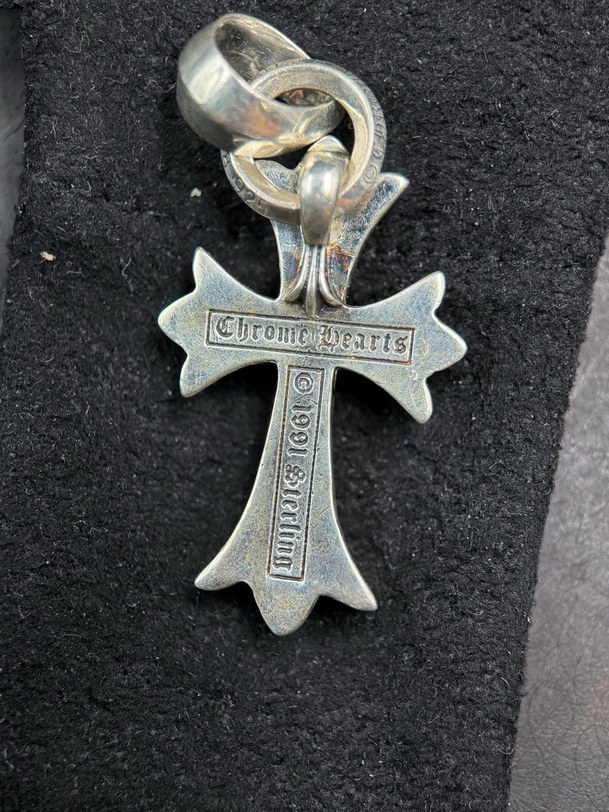Chrome Hearts Small CH Cross Pendant with Bale