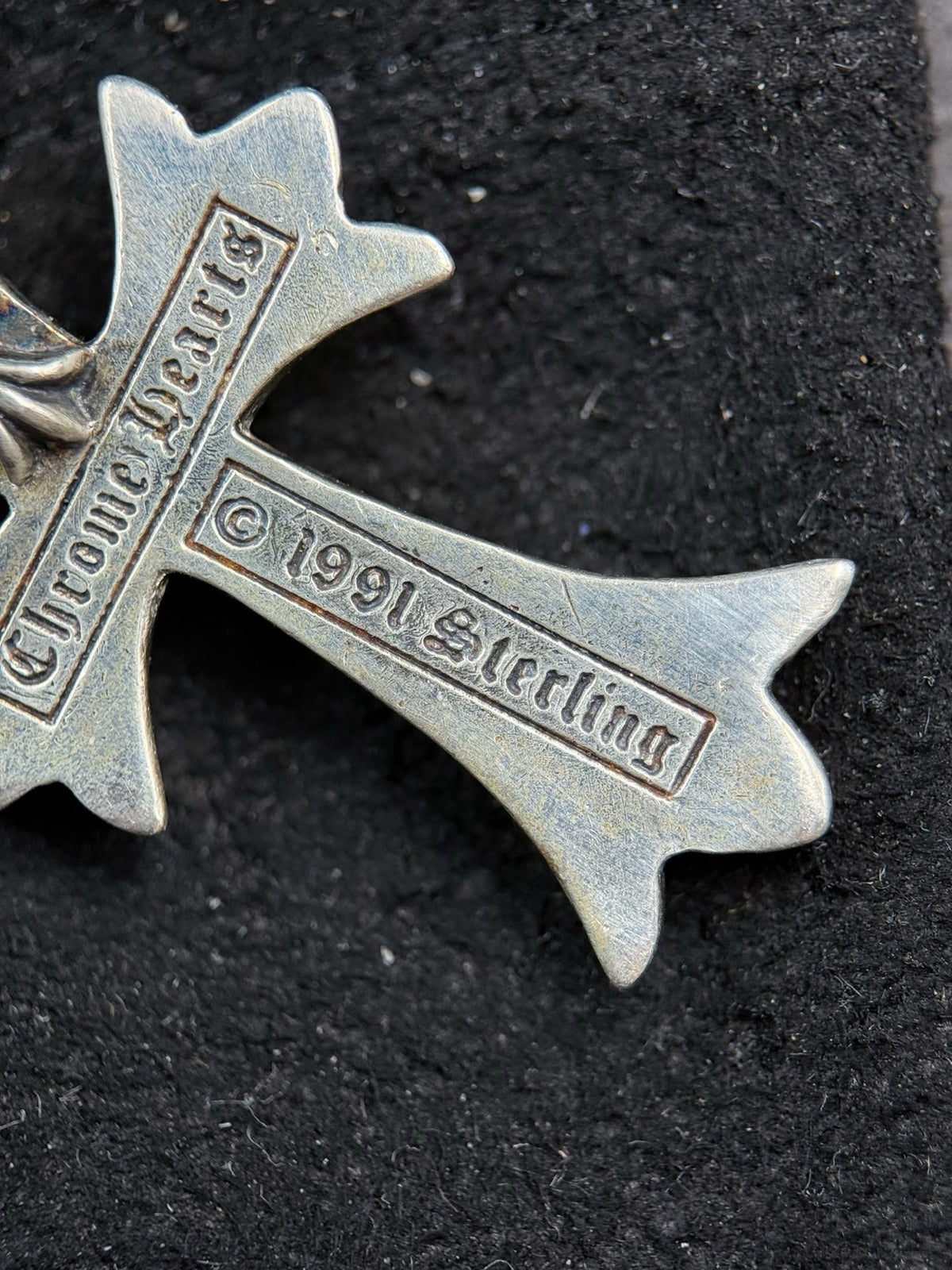 Chrome Hearts Small CH Cross Pendant with Bale